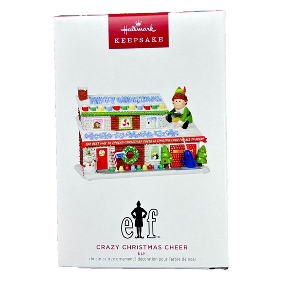 Hallmark CRAZY CHRISTMAS CHEER Elf Magic Keepsake Ornament 2023‎ Light Sound NIB - Picture 1 of 7